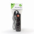 Listwa zasilająca UPS C14 3 gniazda FR 0.6 m Gembird (czarna) - 1049835