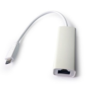 Adapter/Karta sieciowa microUSB 2.0(M)-&amp;gt;RJ-45 LAN / Gembrid