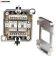 Gniazdo natynkowe Intellinet FTP 2x RJ45 kat.6 (białe) - 1396897