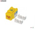 Moduł Keystone RJ45 UTP kat.6 do zarabiania Intellinet (ż&amp;oacute;łty) - 1396955