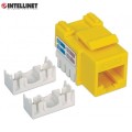 Moduł Keystone RJ45 UTP kat.6 do zarabiania Intellinet (ż&amp;oacute;łty) - 1396957