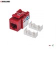Moduł Keystone RJ45 UTP kat.6 do zarabiania Intellinet (czerwony) - 1396952