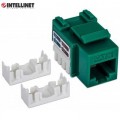 Moduł Keystone RJ45 UTP kat.6 do zarabiania Intellinet (zielony) - 1396941