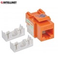 Moduł Keystone RJ45 UTP kat.6 do zarabiania Intellinet (pomarańczowy) - 1396948