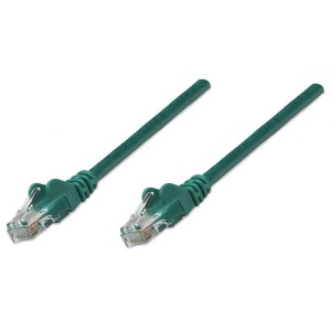 PatchCord 100% miedź Intellinet Cat.5e UTP, 2m, zielony