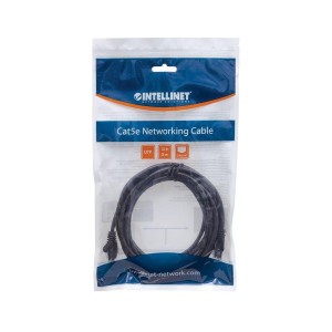 PatchCord 100% miedź Intellinet Cat.5e UTP, 2m, czarny