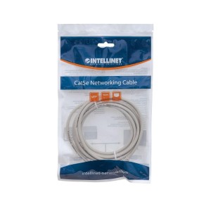 PatchCord 100% miedź Intellinet Cat.5e UTP, 10m, szary