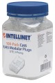 Wtyk RJ45 UTP kat.6 8P8C 2-ząbkowy (100 szt.) Intellinet - 1125107