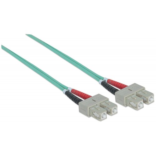 Kabel światłow&amp;oacute;d krosowy Intellinet 751025 SC/SC 50/125 Duplex Wielomodowy OM3 (1m) - 1397146