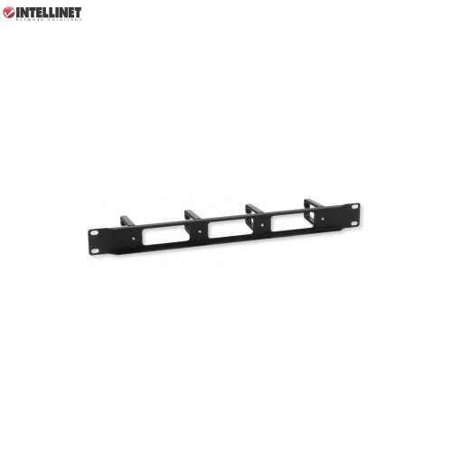 Organizer kabli 19&amp;quot; 1U Intellinet 4 długie plastikowe pierścienie - 693765