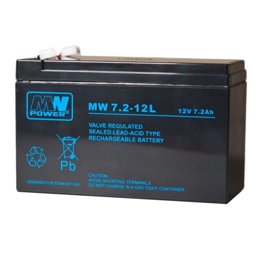 Akumulator żelowy 12V 7Ah MW Power MW7-12L - 1135642