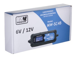 Ładowarka do akumulator&amp;oacute;w żelowych MW Power MW-SC4B do 4A 6V/12V AGM i GEL