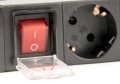 Listwa zasilająca do szaf Rack (PDU) Gembird EG-PDU-014 wtyk Schuko 1U (3m) - 914538