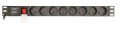 Listwa zasilająca do szaf Rack (PDU) Gembird EG-PDU-014-F wtyk Schuko 1U (3m) - 914506