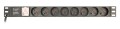 Listwa zasilająca do szaf Rack (PDU) Gembird EG-PDU-014-F wtyk Schuko 1U (3m) - 914507