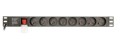 Listwa zasilająca do szaf Rack (PDU) Gembird EG-PDU-014-FC14 wtyk C14 1U (3m) - 914497