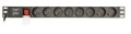 Listwa zasilająca do szaf Rack (PDU) Gembird EG-PDU-014-FC14 wtyk C14 1U (3m) - 914501