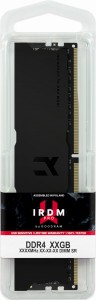 Pamięć DDR4 GOODRAM IRDM PRO Deep Black 8GB (1x8GB) 3600MHz CL18 1,35V Black