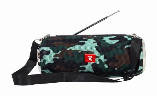 Głośnik przenośny Bluetooth z mikrofonem i funkcją radia Gembird (moro) - 928104
