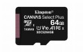 Karta pamięci Micro SD Kingston Class 10 64GB Canvas Select Plus + AdapterSD - 780579