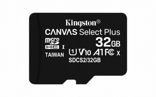 Karta pamięci Micro SD Kingston Class 10 32GB Canvas Select Plus + AdapterSD - 1291700