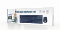 Zestaw bezprzewodowy klawiatura typu &amp;quot;chocolate&amp;quot; i mysz Gembird KBS-WCH-03 - 1066500