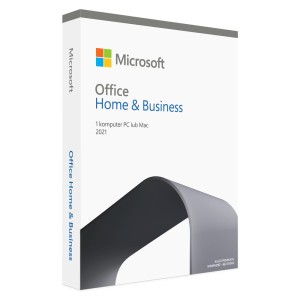 Oprogramowanie Office Home and Business 2021 Polish P8 EuroZone 1 License Medialess