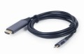 Kabel USB-C 3.0 męski do HDMI męski 1.8m (szary) Gembird - 1164496