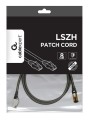 Kabel kat.8 SFTP LSZH Patch cord 1m (czarny) Gembird - 1532637