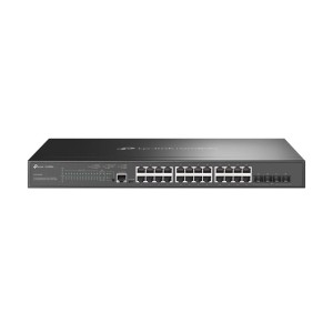 Switch TP-Link Omada TL-SG3428XMP Zarządzany L2+ Gigabit Ethernet (10/100/1000) Obsługa PoE 1U Czarny