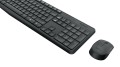 Zestaw bezprzewodowy klawiatura i mysz Logitech MK235 (czarny) - 783241