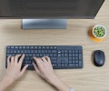 Zestaw bezprzewodowy klawiatura i mysz Logitech MK235 (czarny) - 1415078