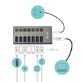 HUB USB 3.0 z ładowarką i-Tec - 578135