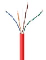 Kabel sieciowy UTP Gembird UPC-5004E-SOL-R kat. 5e drut 305m (czerwony) - 1217868
