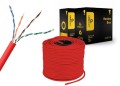 Kabel sieciowy UTP Gembird UPC-5004E-SOL-R kat. 5e drut 305m (czerwony) - 1217869