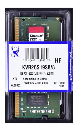 Pamięć RAM Kingston ValueRAM 8GB DDR4 2666MHz - 781189