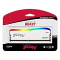 Pamięć RAM Kingston Fury Beast RGB White Limited Edition 32GB (2x16GB) DDR4 3600MHz - 1390503
