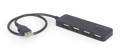 Gembird Hub USB 2.0 4-Portowy (czarny) - 1463618
