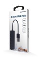 Gembird Hub USB 2.0 4-Portowy (czarny) - 1463620