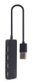 Gembird Hub USB 2.0 4-Portowy (czarny) - 1463619