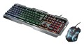 Zestaw klawiatura i mysz Trust GXT845 Tural (czarny) - 1606253