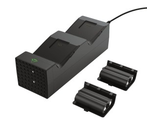Stacja ładująca do pad&amp;oacute;w Xbox Series X/S Trust GXT250 Duo (czarna)