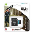 Karta pamięci Micro SD Kingston Canvas Go! Plus Class 10 512GB + AdapterSD - 1253355