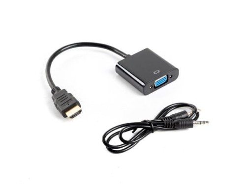 Adapter HDMI-A (M) -&amp;gt; VGA (F) + minijack 3.5 mm (F) Lanberg - 738264