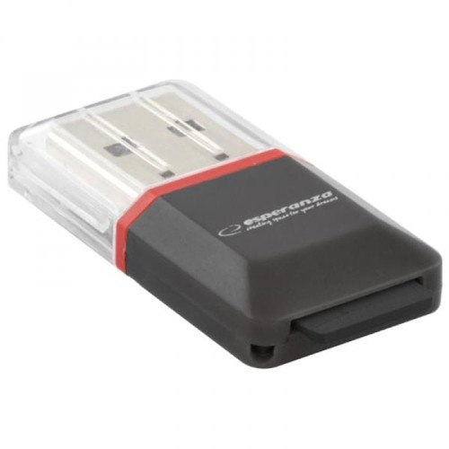 Czytnik kart pamięci microSD USB 2.0 Esperanza EA134K (czarny) - 766171
