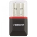 Czytnik kart pamięci microSD USB 2.0 Esperanza EA134K (czarny) - 766173