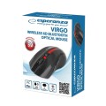 Mysz Esperanza Virgo EM129R (czarno-czerwona) - 1534419