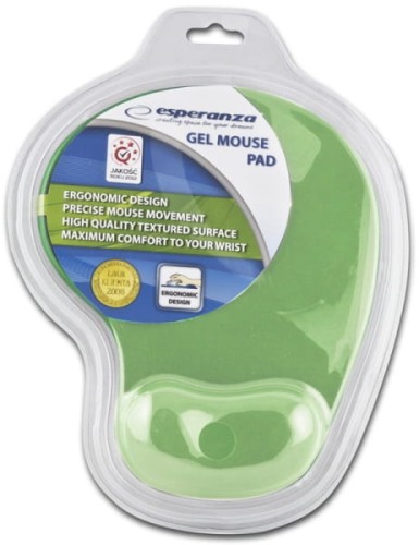 Podkładka żelowa pod mysz Esperanza EA137G (zielona) - 1012428