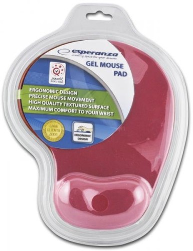Podkładka żelowa pod mysz Esperanza EA137R (czerwona) - 718831
