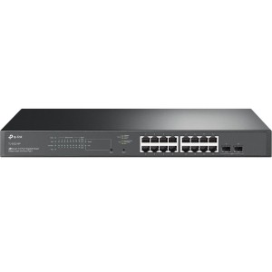 Switch TP-Link TL-SG2218P L2/L2+ Gigabit Ethernet (10/100/1000) Obsługa PoE 1U Czarny